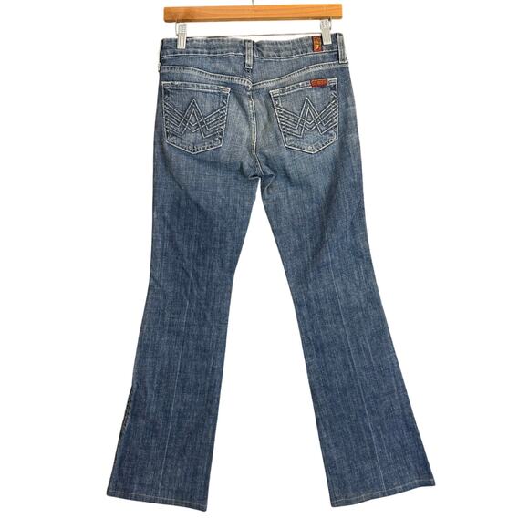 7 for all Mankind A Pocket Jeans size 26 Bootcut Boot Cut - Picture 1 of 15